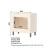 Balcão Para Cozinha Forno Embutir 100% MDF Aurora Espresso Móveis - 3