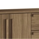Ver imagem 6 de Cômoda 2 Portas 5 Gavetas Málaga Gold Marrom/Jatobá