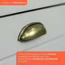 Ver imagem 6 de Balcão para Cozinha Canto Reto 1 Porta com Tampo Emily Cinza/Nature