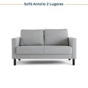 Ver imagem 7 de Conjunto de Sofá Antúrio 3 e 2 Lugares com Usb em Linho CabeCasa MadeiraOriginals Cinza