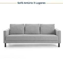 Conjunto de Sofá Antúrio 3 e 2 Lugares com Usb em Linho CabeCasa MadeiraMadeira - 10