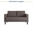 Ver imagem 7 de Conjunto de Sofá Antúrio 3 e 2 Lugares com Usb em Linho CabeCasa MadeiraOriginals Marrom