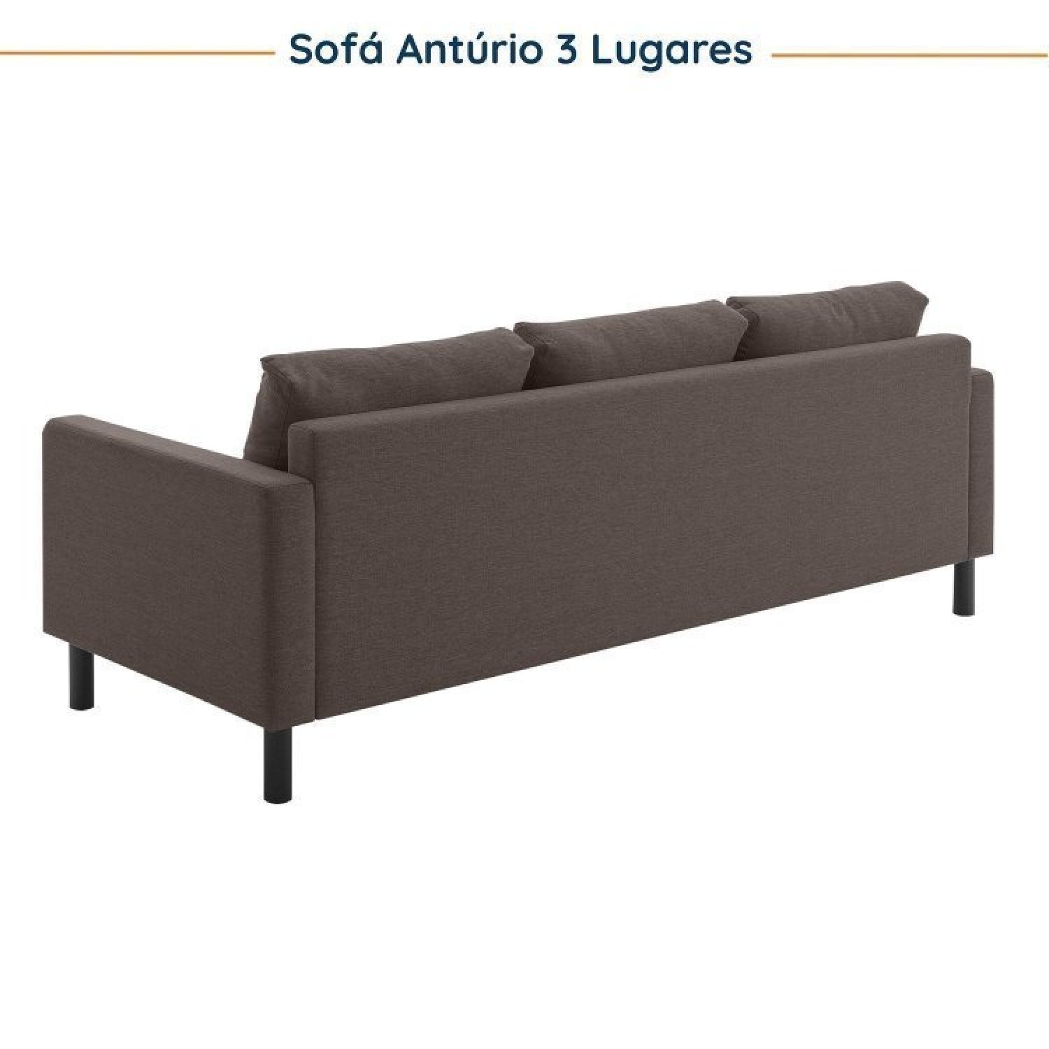 Conjunto de Sofá Antúrio 3 e 2 Lugares com Usb em Linho CabeCasa MadeiraMadeira - 11