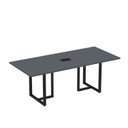 Ver imagem 2 de Mesa de Reunião Retangular com Power Box 200x90cm Mr2000p25tub