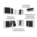 Ver imagem 5 de Armário de Cozinha Completa de Canto 349cm Branco Preto Glamy Madesa 03