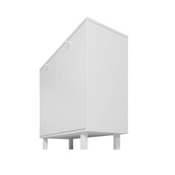 Armário para Escritório Baixo MDP 12mm 2 Portas 2 Prateleiras - 8