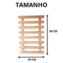 Ver imagem 3 de Jardim Vertical Painel Modulado Treliça de Madeira Maciça Jardim Suspenso:natural