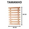 Jardim Vertical Painel Modulado Treliça de Madeira Maciça:NATURAL - 3