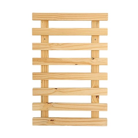 Jardim Vertical Painel Modulado Treliça de Madeira Maciça Jardim Suspenso:natural