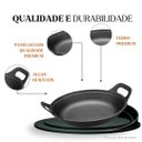 Ver imagem 2 de Panela Risoto Preta Alça de Ferro 36x8 Cm 5l