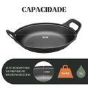 Ver imagem 4 de Panela Risoto Preta Alça de Ferro 36x8 Cm 5l