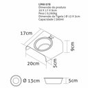 Ver imagem 4 de Comedouro Elevado Inclinado Individual Gato Marrom