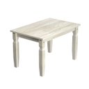 Ver imagem 1 de Mesa de Jantar em Madeira Pátina Branca 120x80 Cm Elliottiis
