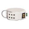Coleira Cachorro Grande Forte Coleira Amorosso Cor Branco:XG - 8