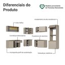 Ver imagem 4 de Armário de Cozinha Completa de Canto 445cm Suspensa Crema Nice Madesa 04