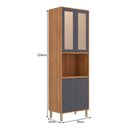 Ver imagem 3 de Torre Quente Cristaleira Brilhante Celeste Áurea 70cm 1 Forno Cinamomo/titânio - Mgm