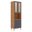 Ver imagem 1 de Torre Quente Cristaleira Brilhante Celeste Áurea 70cm 1 Forno Cinamomo/titânio - Mgm