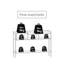 Ver mais imagens de Aparador Porto Contemporâneo 3 Portas Basculantes MDP 123,5cm Cinamomo Madetec Móveis