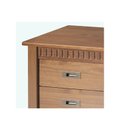Ver imagem 4 de Mesa de Cabeceira 3 Gavetas Paris Marrom