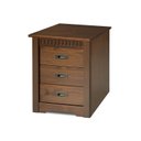 Ver imagem 1 de Mesa de Cabeceira 3 Gavetas Paris