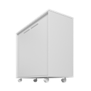 Ver imagem 6 de Balcão Multiuso 2 Portas 1 Prateleira com Rodízios Branco