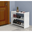 Ver imagem 2 de Sapateira Multiuso de Três Prateleiras para o Hall de Entrada - Modelo Paris