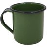 Caneca Xícara de 70ml Chá Café Esmaltadas Cozinha Verde Botânico - 1