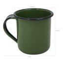 Ver imagem 2 de Caneca Xícara de 70ml Chá Café Esmaltadas Cozinha Verde Botânico