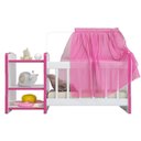 Ver imagem 6 de Berço Boneca Cristal Princesas C02 Branco Rosa