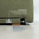 Ver imagem 7 de Sofá Cama Retrátil e Reclinável 3 Lugares 250cm em Linho Baraúna Cabecasa Madeiraoriginals