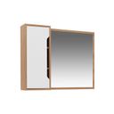 Ver imagem 2 de Espelheira para Banheiro 80x60cm BN3645 Laranja/Amêndoa/Branco