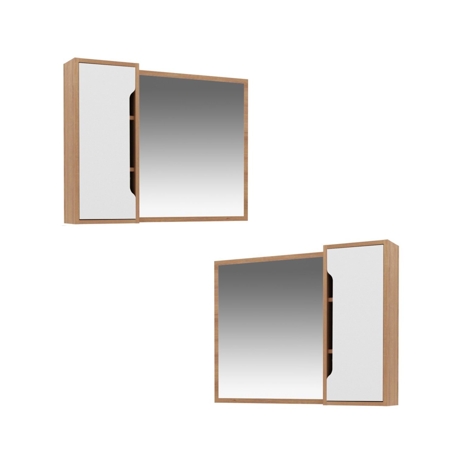 Espelheira Para Banheiro 80x60cm BN3645 - 4