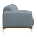 Ver imagem 5 de Sofá Living Unne 3 Lugares 210cm Terminal Esquerdo Bouclé Azul Claro - Nexta Casa