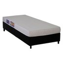 Ver imagem 1 de Conjunto Box Solteiro: Colchão Espuma Ortobom D23 Light Saúde + Base Crc Suede Black(78x188)