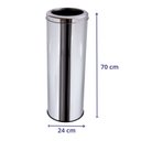 Ver imagem 2 de Lixeira Para Cozinha 30 Litros Com Aro Inox Cesto De Lixo