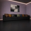 Ver imagem 4 de Piso Vinílico em Manta PVC 0,7mm Antiderrapante 8m² Liso Fosco Preto