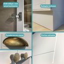 Ver imagem 7 de Cristaleira 2 Portas Vidro Milla Branco Mdf 70cm Carraro