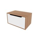 Ver imagem 2 de Gabinete para Banheiro com 1 Porta 60cm BN3646 Laranja/Amêndoa/Branco