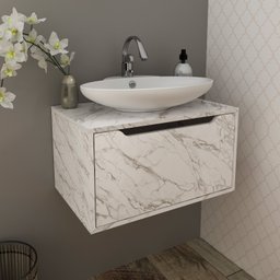 Gabinete para Banheiro com 1 Porta 60cm BN3646 - 1