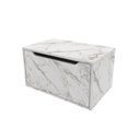 Ver imagem 2 de Gabinete para Banheiro com 1 Porta 60cm BN3646 Branco/Mármore