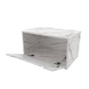Ver imagem 3 de Gabinete para Banheiro com 1 Porta 60cm BN3646 Branco/Mármore
