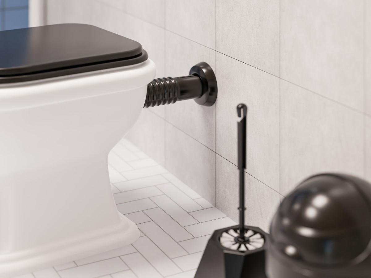 Tubo de Ligação Ajustável Preto Cla3 25cm Astra - 3