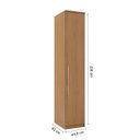 Ver imagem 4 de Módulo em MDF com 1 Porta 236cm x 62cm x 44,5cm Decor Marrom/Freijó