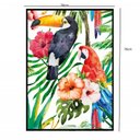 Ver imagem 3 de Quadro Decorativo Barcelona Tucano Arara 50x70 cm