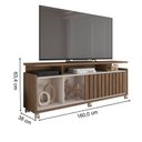 Ver imagem 7 de Rack com Painel Extensível para TV até 55 Polegadas Fortaleza Espresso Móveis