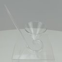 Ver imagem 3 de Taça Martini Home&co com Canudo Borossilicato 180ml 18x8x8cm Transparente
