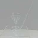 Ver imagem 2 de Taça Martini Home&co com Canudo Borossilicato 180ml 18x8x8cm Transparente