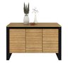 Balcão para Escritório 136cm com 3 Portas e 1 Prateleira ME4147 - 3