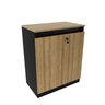 Balcão para Escritório 60cm com 1 Prateleira 2 Portas e Chave ME4149 - 7