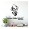 Adesivo de Parede Decorativo Frase Einstein Insanidade - 1
